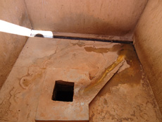 Latrine in Mali