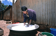 Woman Washing Clothes